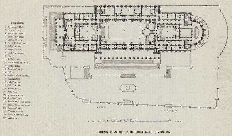 Plano del suelo de St George