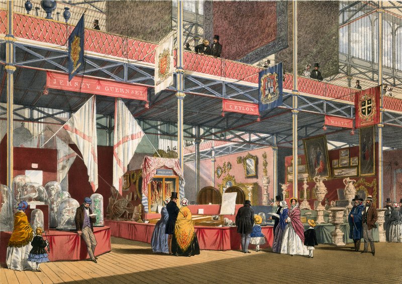 Guernsey y Jersey, Malta y Ceilán, Gran Exposición, 1851 de English School