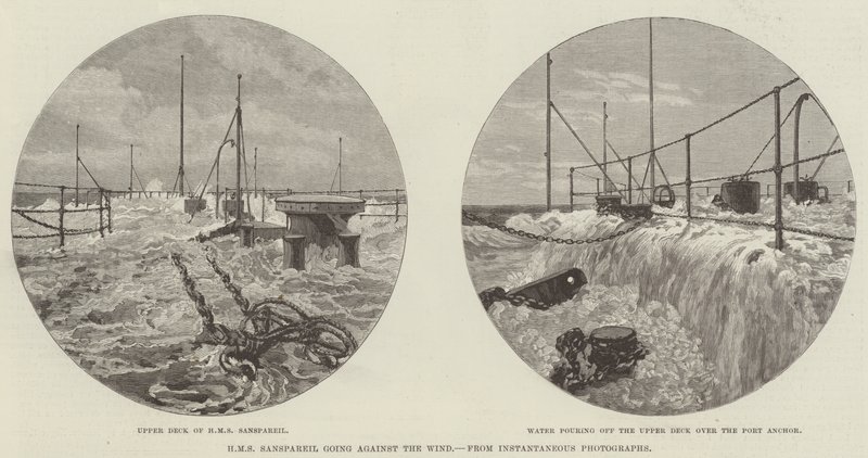 HMS Sanspareil Contra el Viento de English School