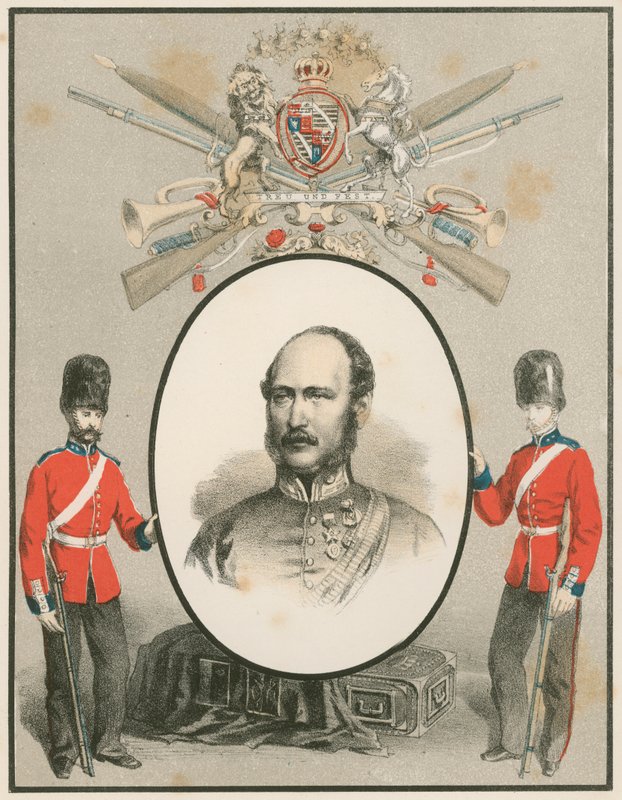 El difunto Príncipe Consorte, Coronel de la Guardia de Granaderos de English School