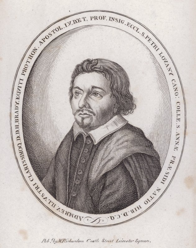 H Brady, editor inglés de un libro sobre derecho canónico a finales del siglo XVII de English School