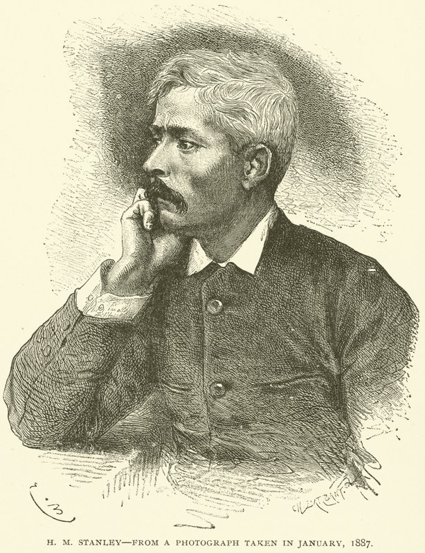 H M Stanley, de una fotografía tomada en enero de English School