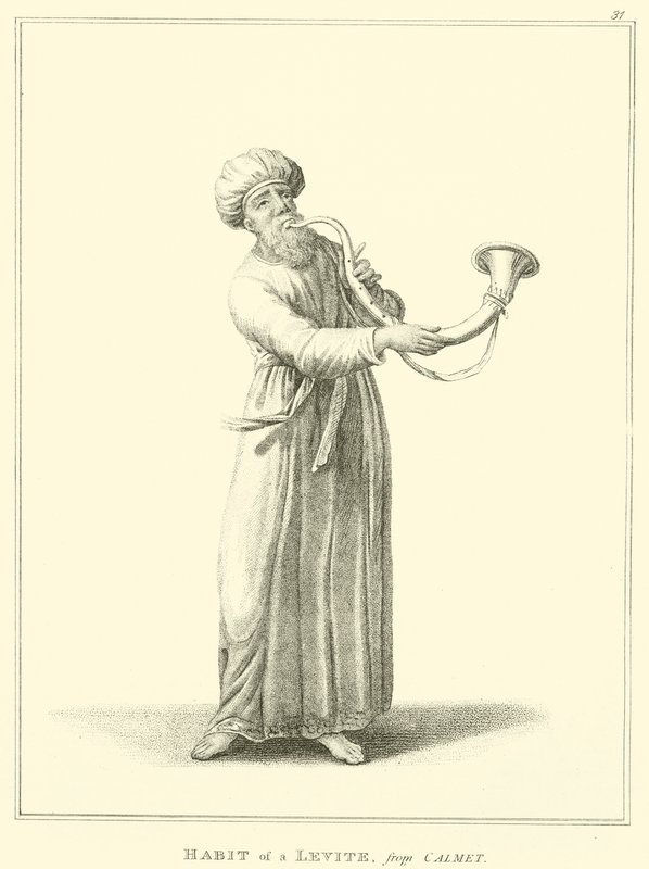 Hábito de un Levita, de Calmet de English School