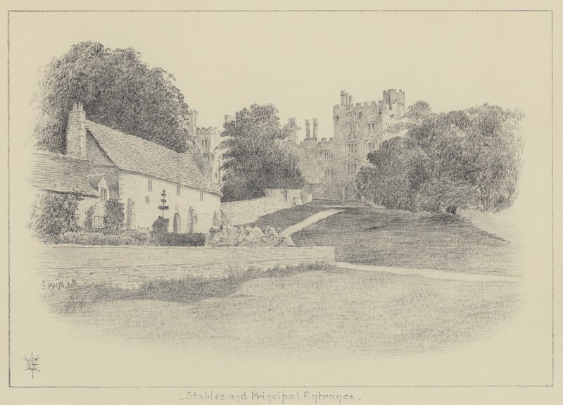 Haddon Hall, Establos y Entrada Principal de English School