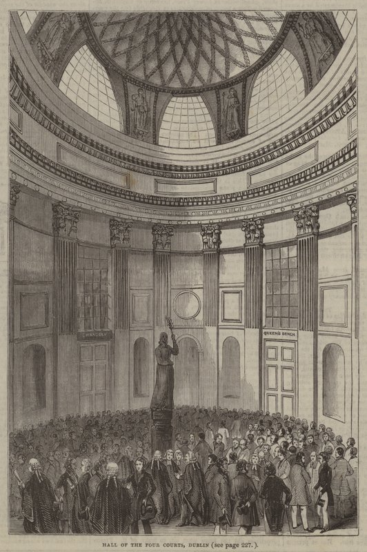 Sala de los Cuatro Tribunales, Dublín de English School