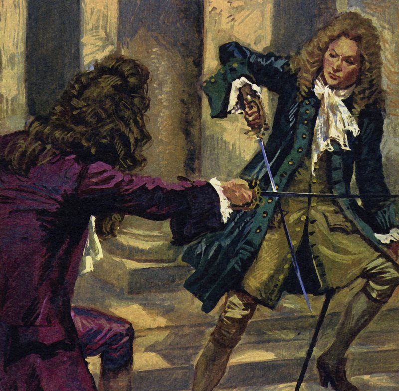 Handel y un compositor y cantante llamado Mattheson se batieron en duelo con espadas de English School
