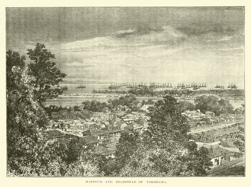 Puerto y rada de Yokohama de English School