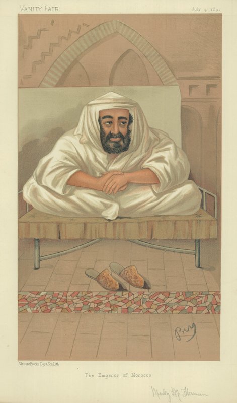 Hassan I, El Emperador de Marruecos de English School