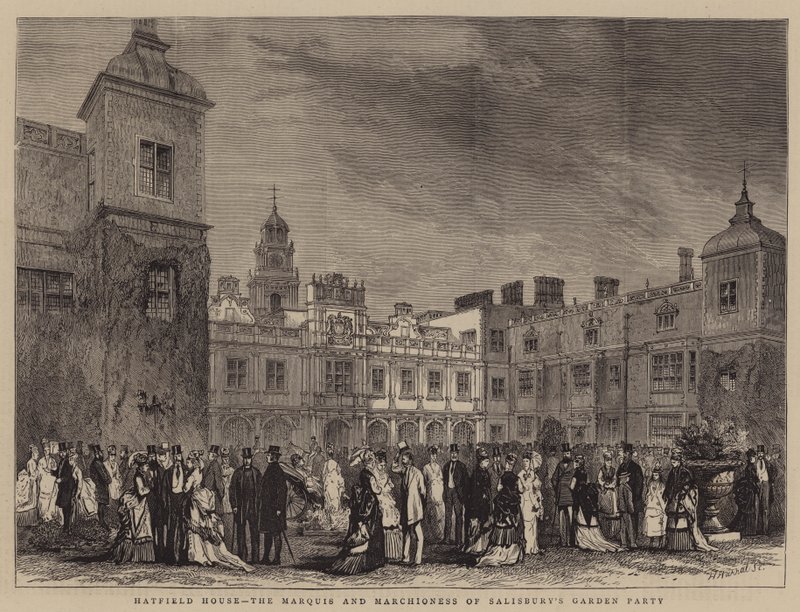 Hatfield House, la fiesta en el jardín del Marqués y la Marquesa de Salisbury de English School