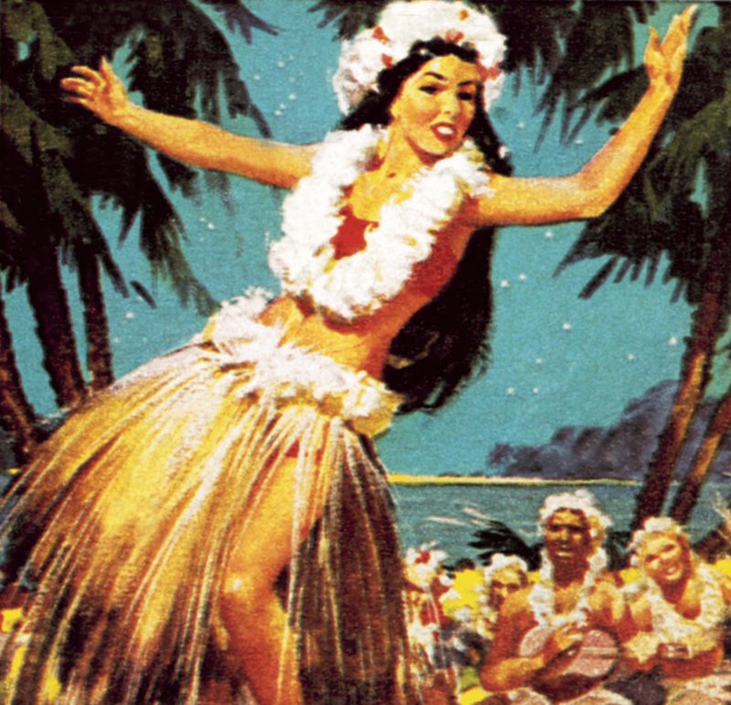 Chica hawaiana bailando de English School