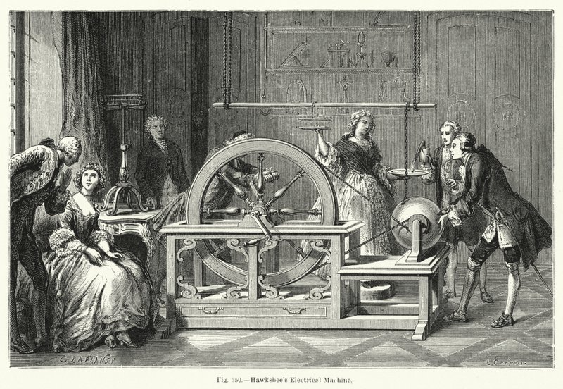 Máquina Eléctrica de Hawksbee de English School