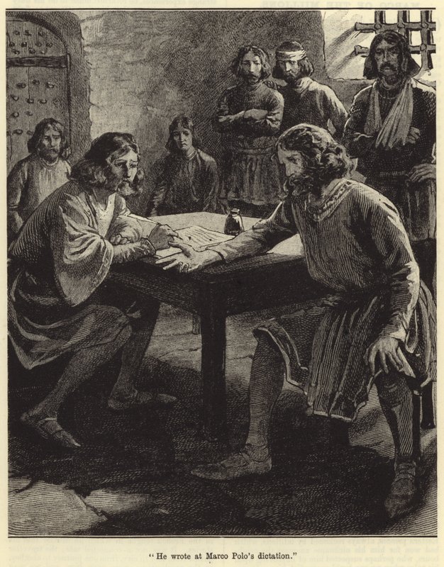 Escribió al dictado de Marco Polo de English School