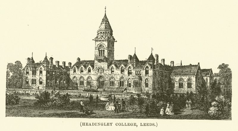 Headingley College, Leeds (grabado) de English School