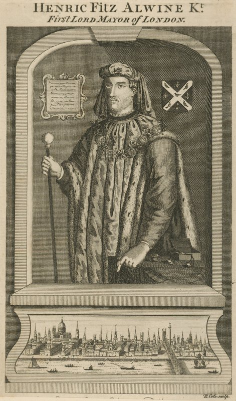 Henric Fitz Alwine, primer Alcalde de Londres de English School