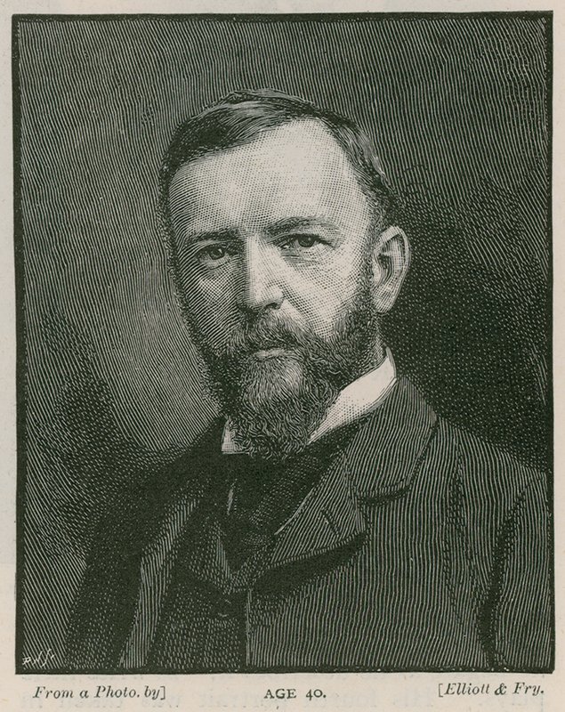 Henry Arthur Jones, dramaturgo, a los 40 años de English School