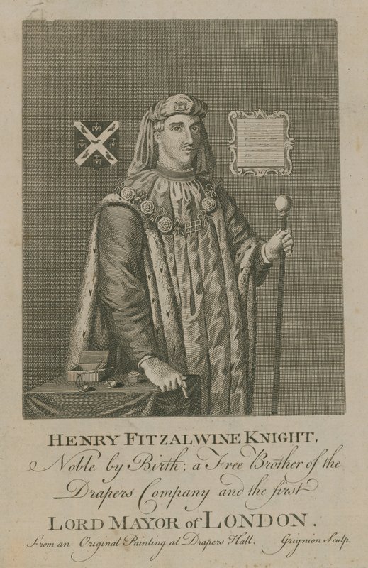 Henry Fitzalwine, el primer Alcalde de Londres de English School