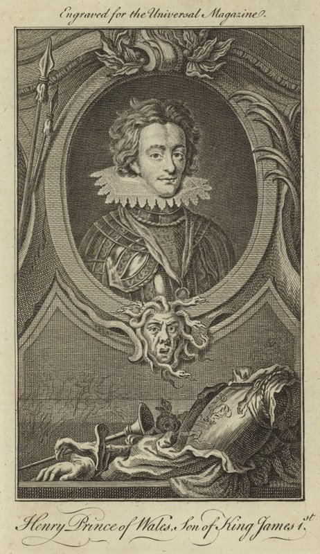 Henry Príncipe de Gales, hijo del Rey James I de English School