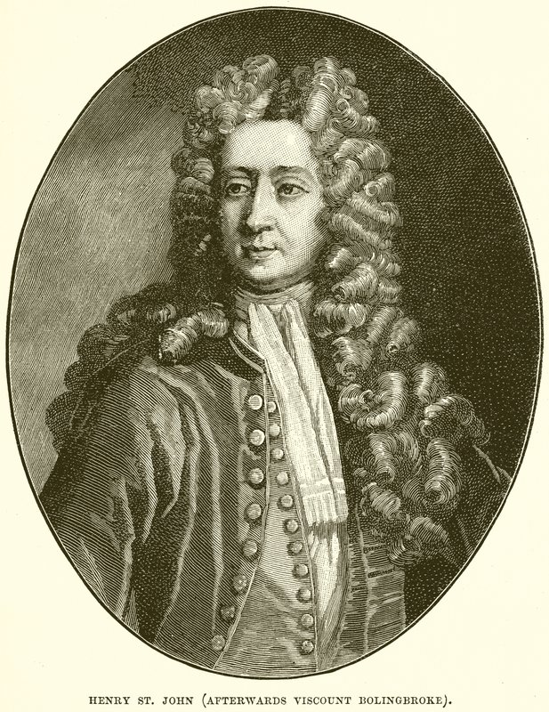 Henry St. John (posteriormente Vizconde Bolingbroke) de English School