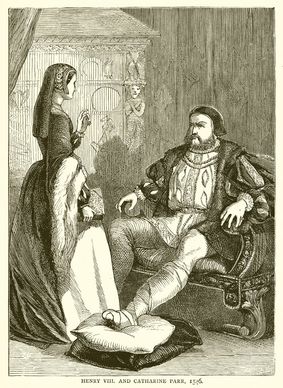Enrique VIII y Catalina Parr, 1546 de English School