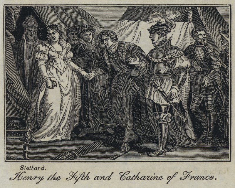 Enrique V y Catalina de Francia de English School