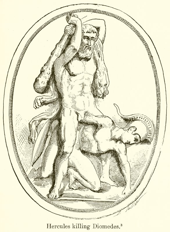 Hércules matando a Diomedes de English School