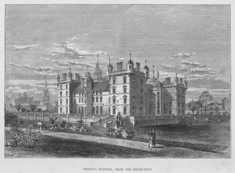 Hospital de Heriot, desde el Suroeste de English School