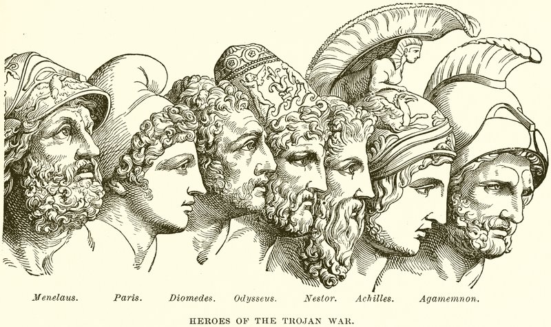 Héroes de la Guerra de Troya de English School