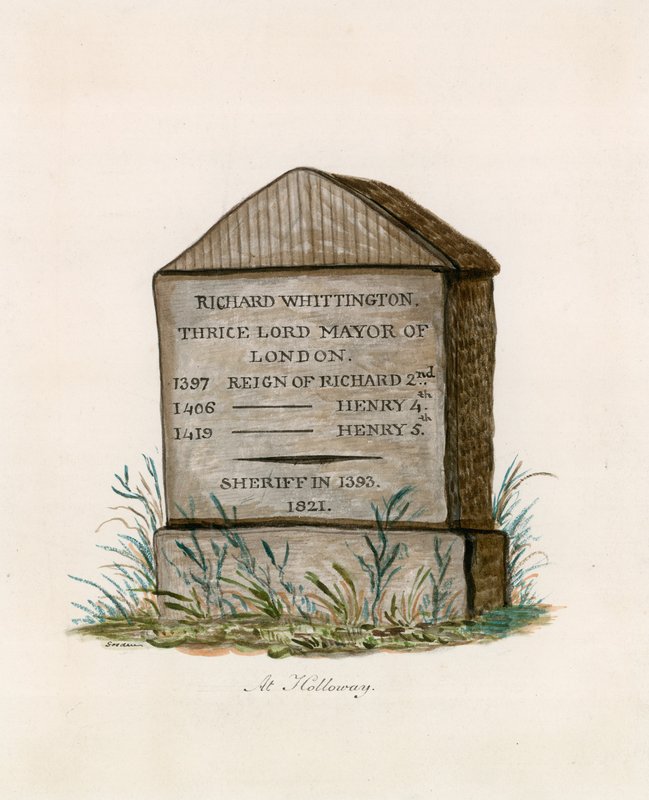 Highgate Hill, Piedra de Whittington de English School