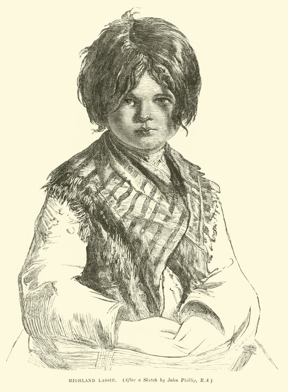 Chica de las Tierras Altas de English School