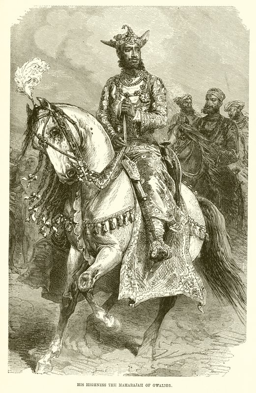 Su Alteza el Maharajá de Gwalior de English School
