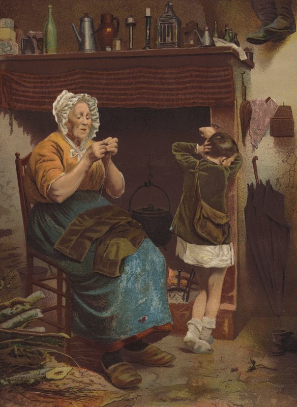 Su única pareja (cromolito) de English School