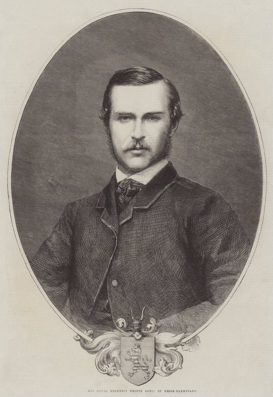 Su alteza real el príncipe Luis de Hesse-Darmstadt de English School