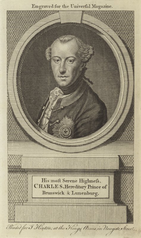 Su Alteza Serenísima, Carlos, Príncipe Hereditario de Brunswick y Lunenburg de English School