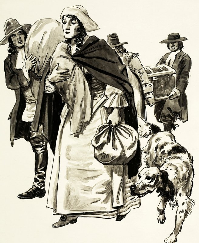 Héroes de la historia: los mártires de Eyam de English School