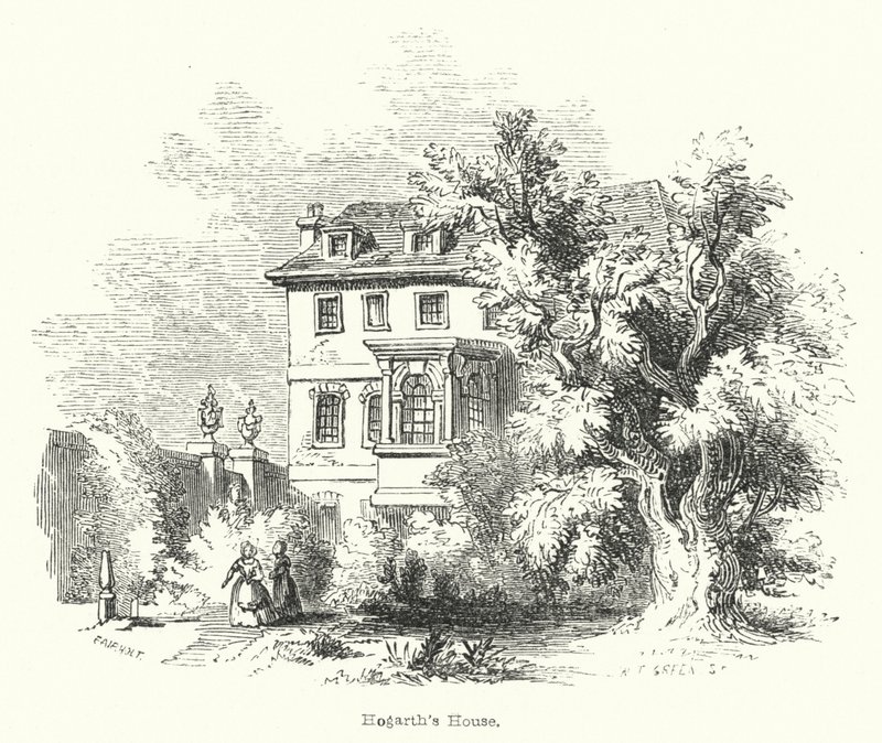 Casa de Hogarth (grabado) de English School
