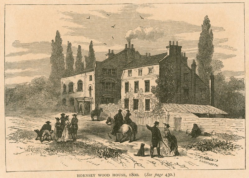 Casa Hornsey Wood, Londres, 1800 de English School