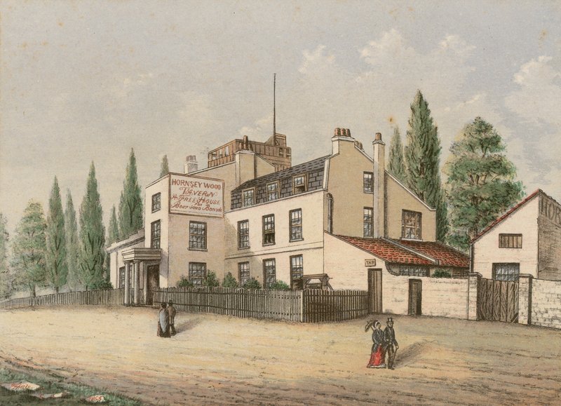 Taberna Hornsey Wood House, Londres de English School