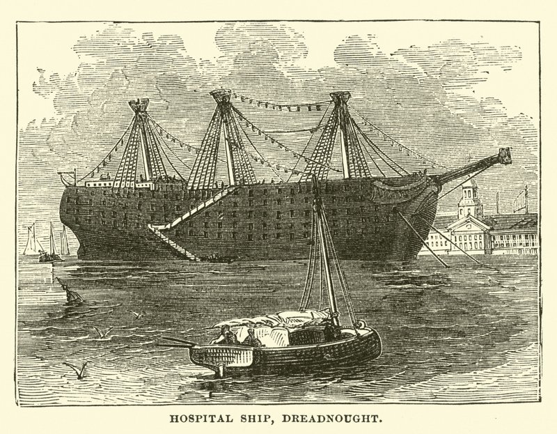 Buque hospital, Dreadnought de English School