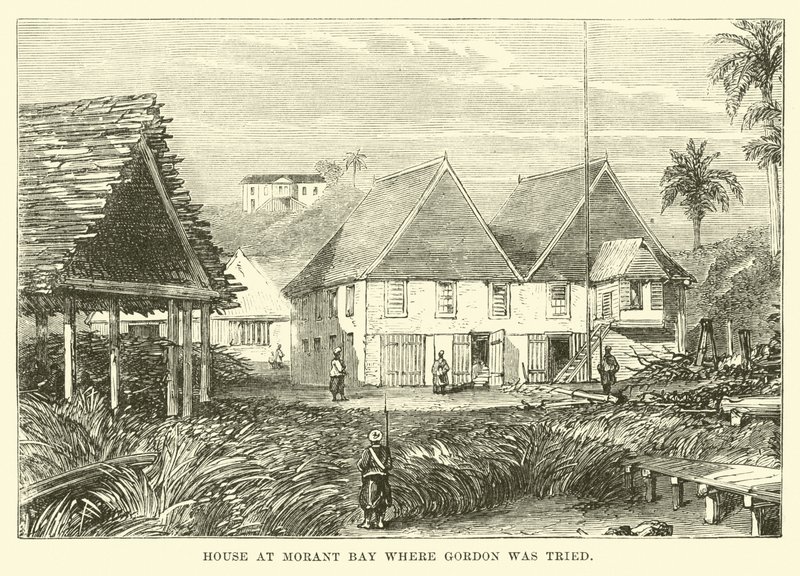 Casa en Morant Bay donde Gordon fue juzgado de English School