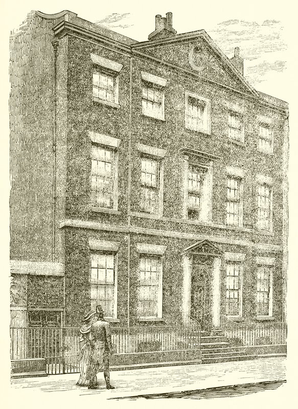 Casa en Rodney Street, Liverpool, donde nació el Sr. Gladstone de English School