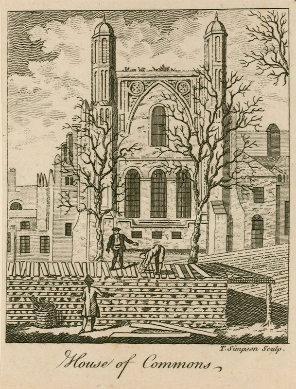 Cámara de los Comunes, Westminster, Londres de English School