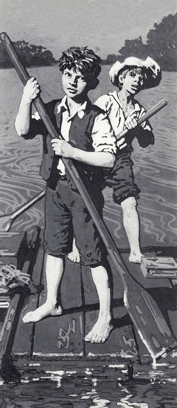 Huckleberry Finn y Tom Sawyer de English School