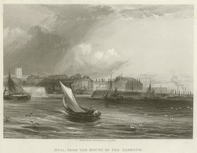 Hull, desde la boca del puerto de English School