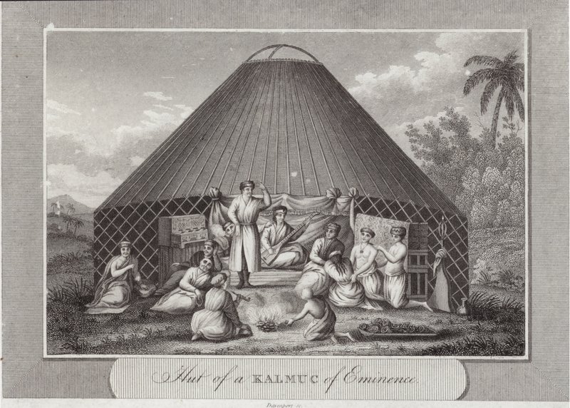 Cabaña de un Kalmuc de Eminencia de English School