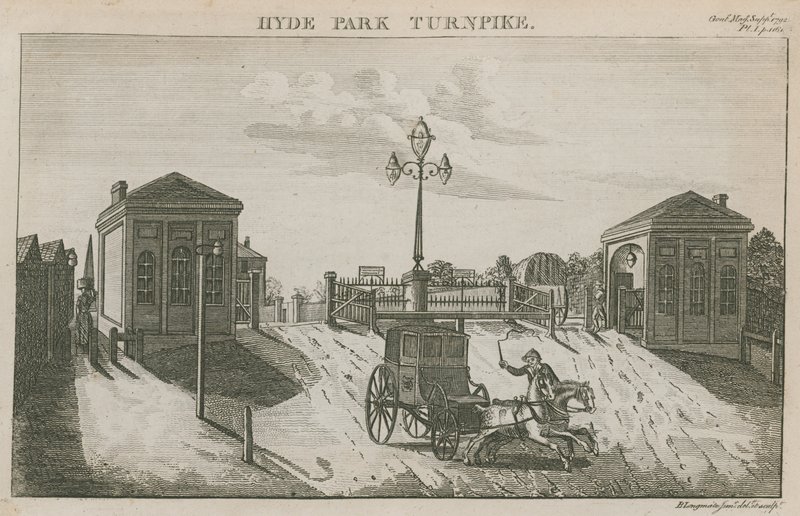Peaje de Hyde Park, Hyde Park Corner, Londres de English School