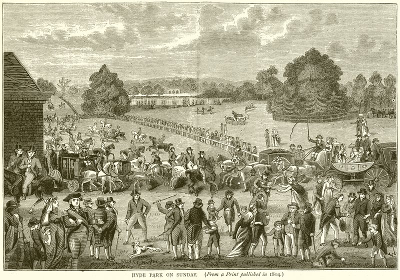 Hyde Park en domingo de English School