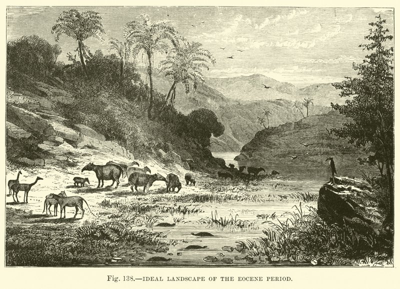 Paisaje Ideal del Período Eoceno de English School