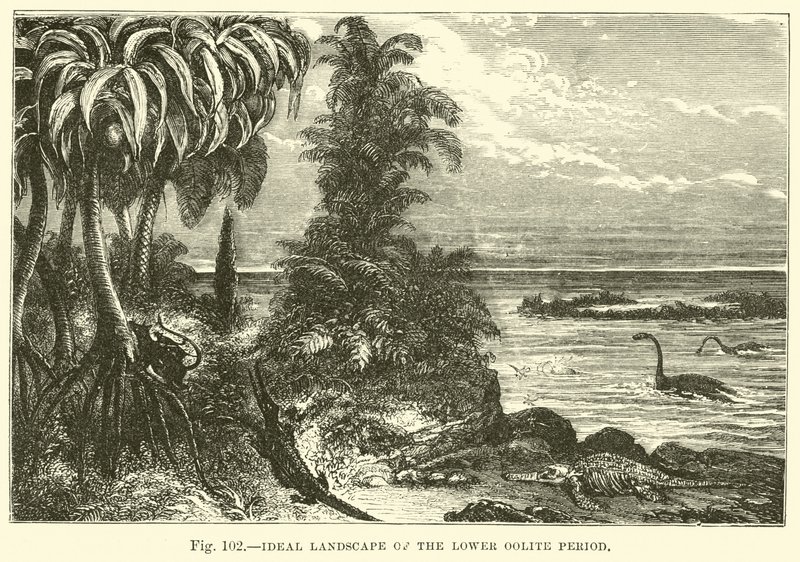 Paisaje Ideal del Período Oolítico Inferior de English School