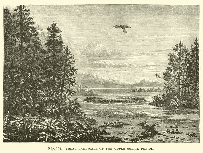Paisaje Ideal del Período Oolítico Superior de English School