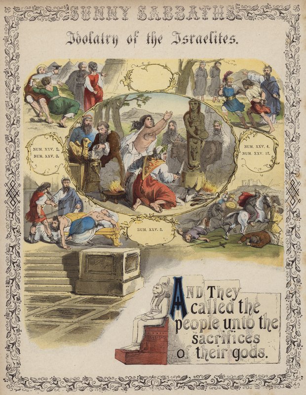 Idolatría de los israelitas de English School